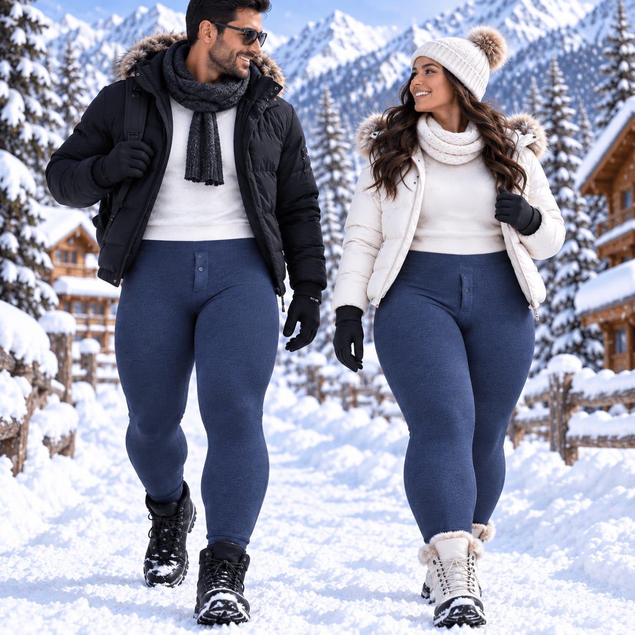 Legging Bleu Marine Taille xl - Image 2
