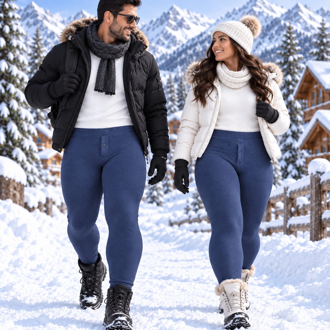 Legging Bleu Marine Taille xl - Image 3